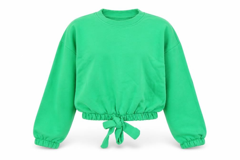 Womens UK Size M Portobello Pink Green Pullover Sweatshirt