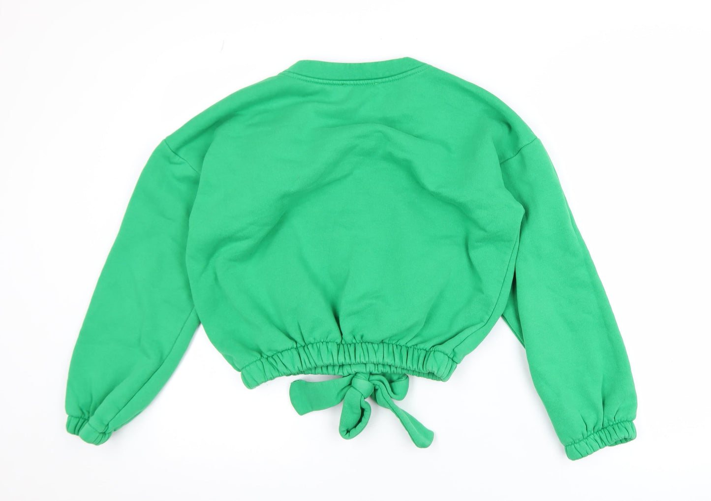 Womens UK Size M Portobello Pink Green Pullover Sweatshirt