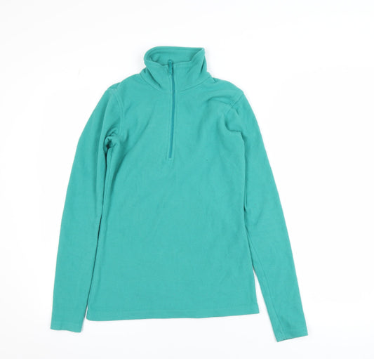 Womens UK Size 2XS Mountain Warehouse Green Pullover Sweatshirt