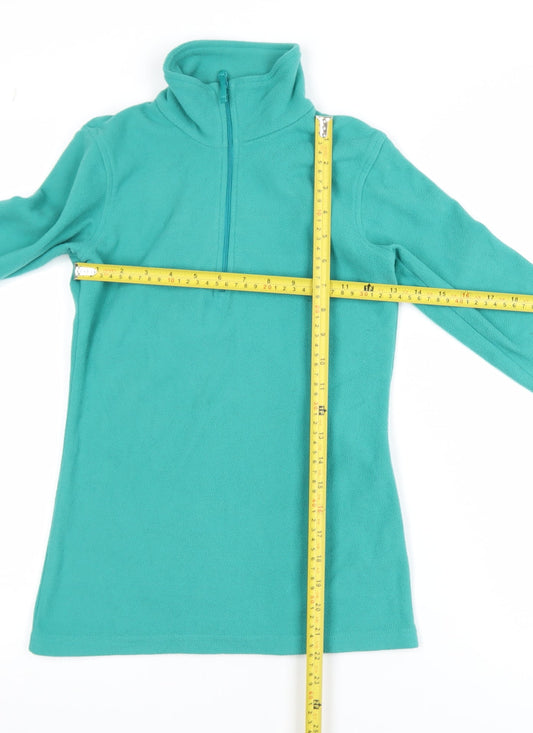 Womens UK Size 2XS Mountain Warehouse Green Pullover Sweatshirt