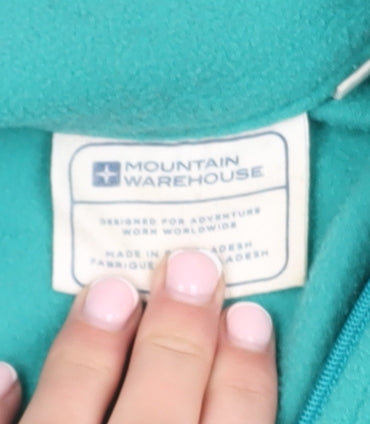 Womens UK Size 2XS Mountain Warehouse Green Pullover Sweatshirt