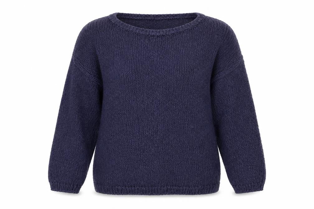 Womens UK Size 8 Massimo Dutti Blue Pullover Jumper