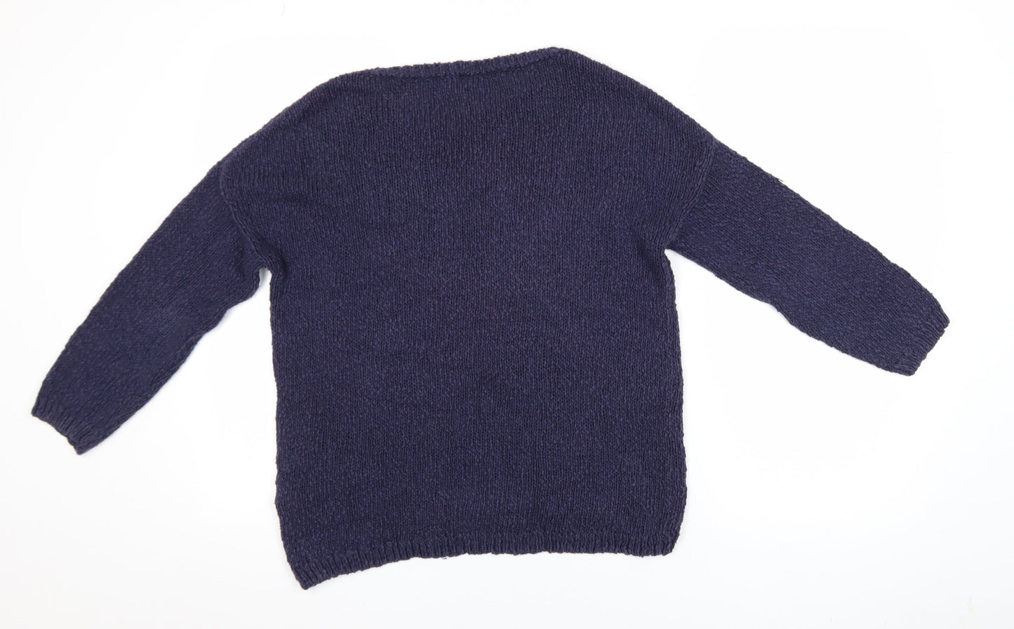 Womens UK Size 8 Massimo Dutti Blue Pullover Jumper