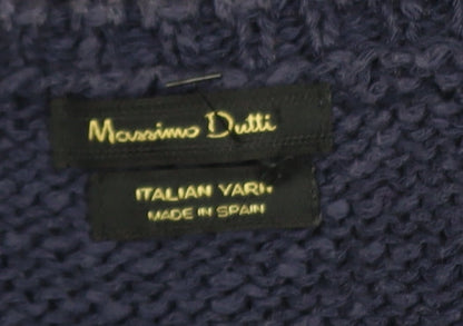 Womens UK Size 8 Massimo Dutti Blue Pullover Jumper