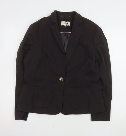 Womens UK Size 14 Marks and Spencer Regular Black Blazer