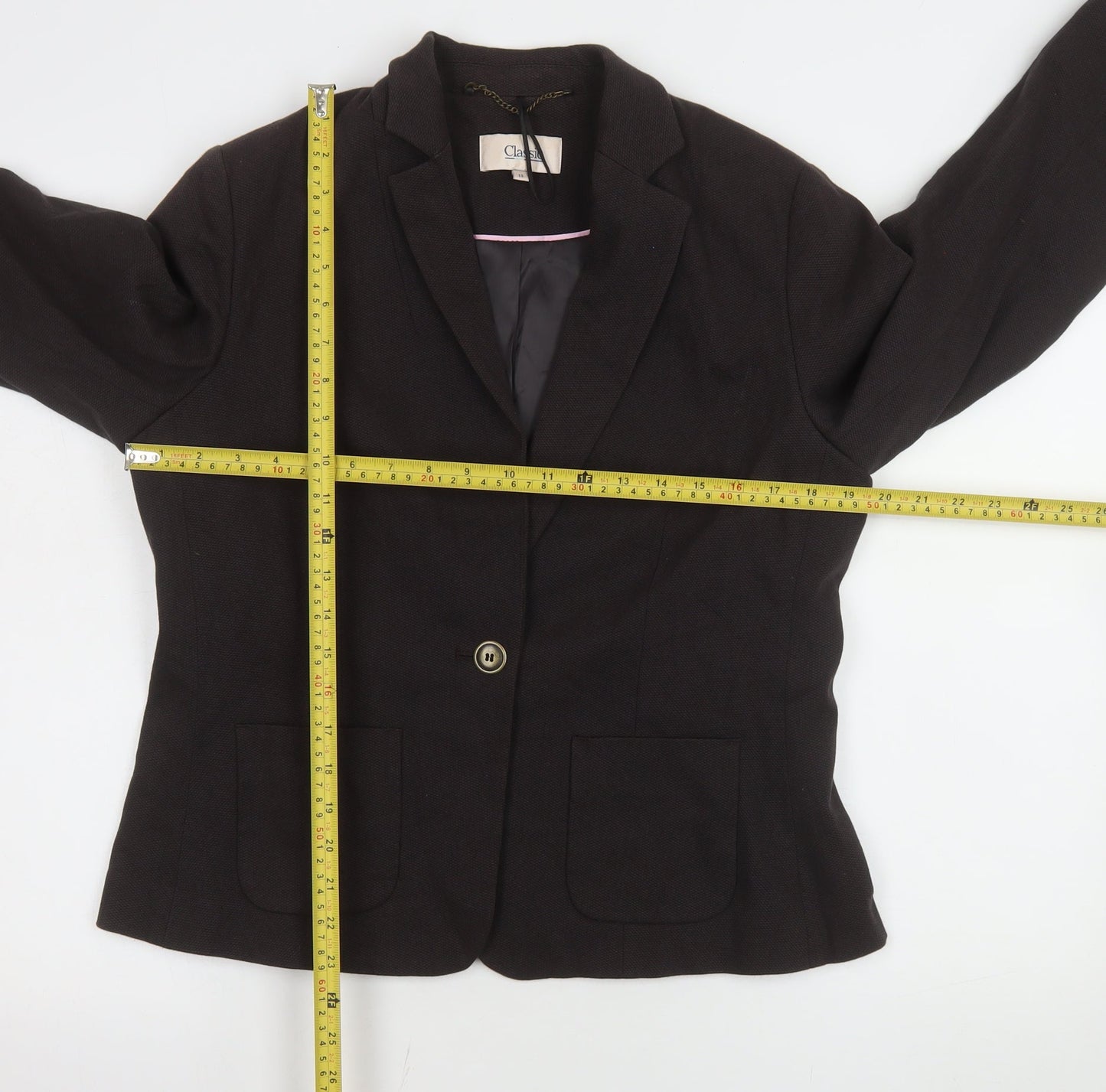 Womens UK Size 14 Marks and Spencer Regular Black Blazer