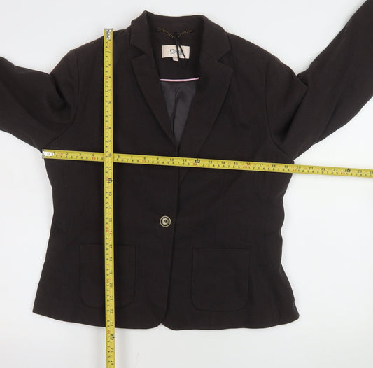 Womens UK Size 14 Marks and Spencer Regular Black Blazer