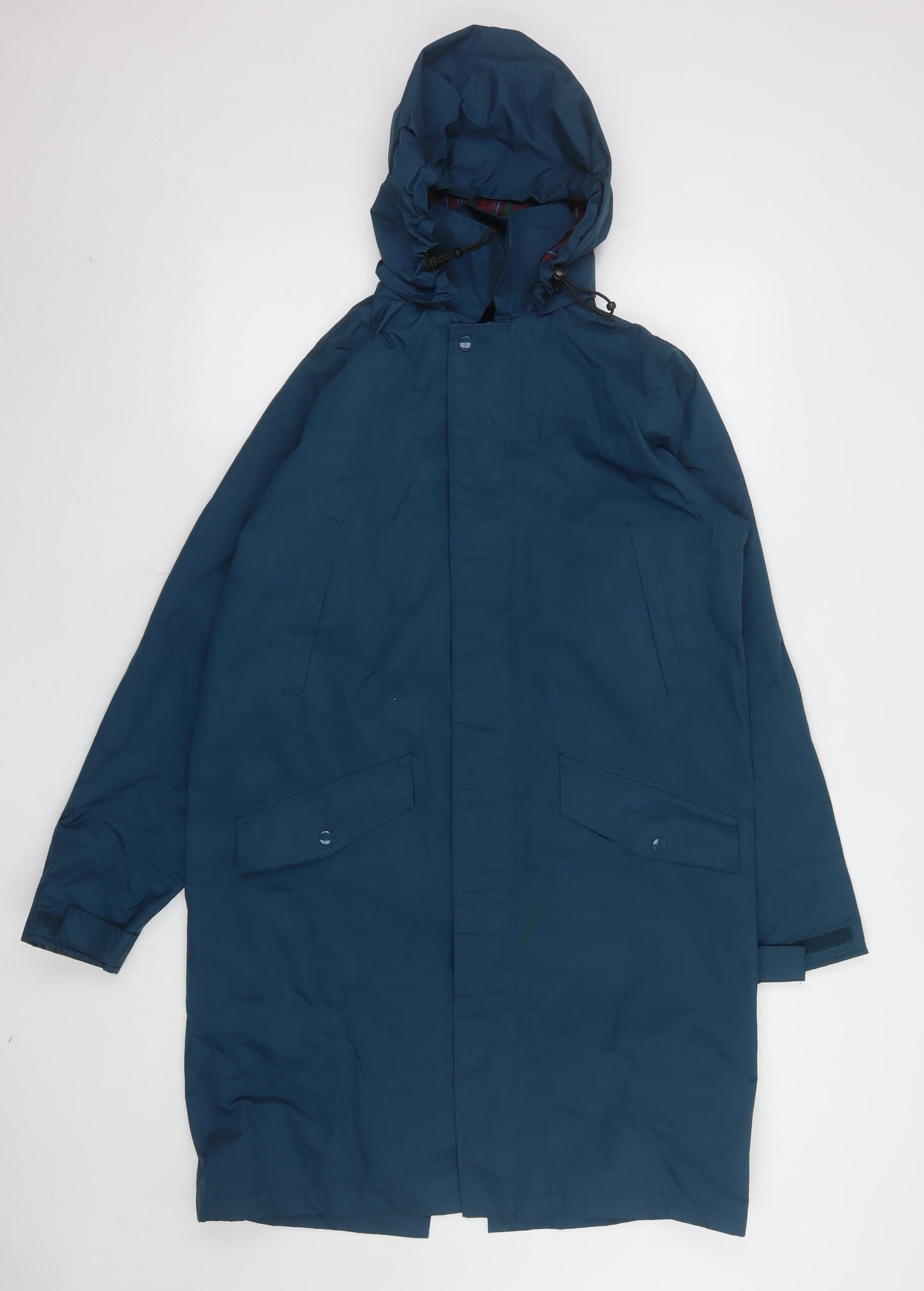 Mens UK Size S Cotton Traders Blue Parka Coat