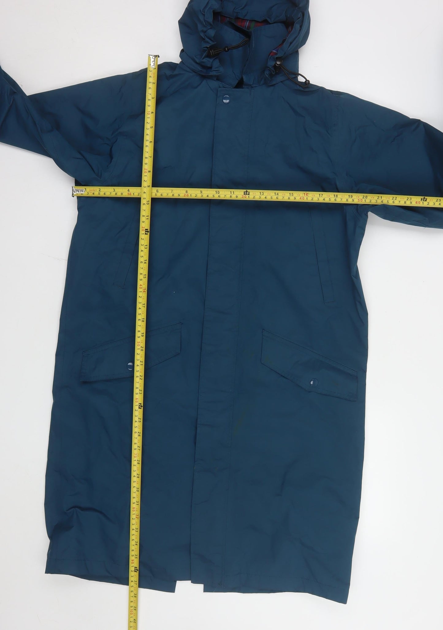 Mens UK Size S Cotton Traders Blue Parka Coat