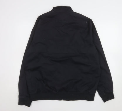 Mens UK Size L Maine New England Black Bomber Jacket