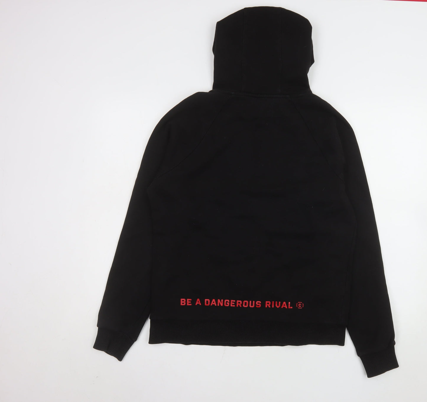 Mens UK Size M BADR Black Pullover Hoodie