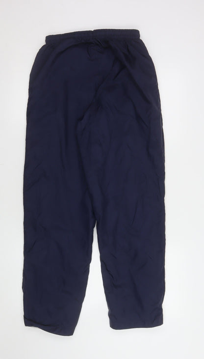 Fila Women Blue Nylon Lightweight Joggers Size 12