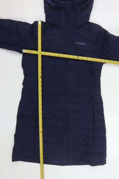 Womens UK Size S Ayacucho Blue Puffer Jacket
