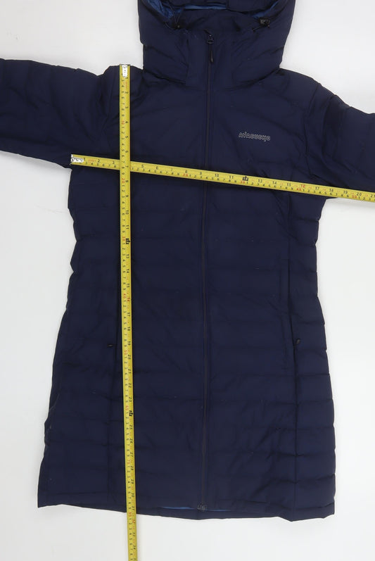 Womens UK Size S Ayacucho Blue Puffer Jacket