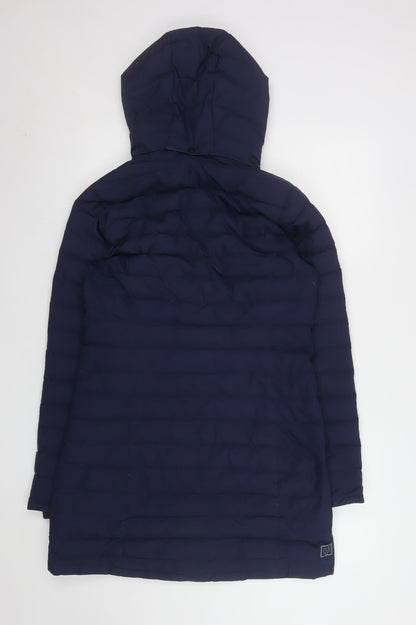 Womens UK Size S Ayacucho Blue Puffer Jacket