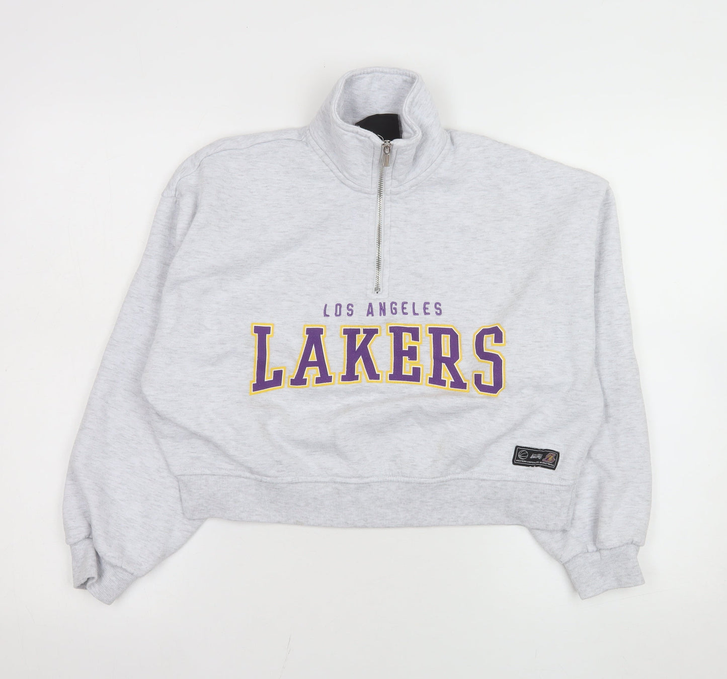 Womens UK Size XS NBA Grey Pullover Sweatshirt
