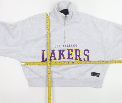 Womens UK Size XS NBA Grey Pullover Sweatshirt
