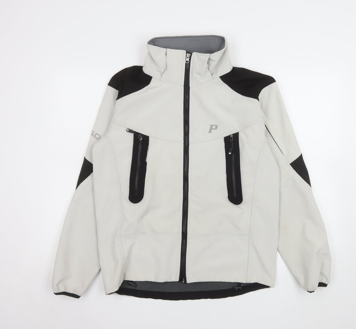 Mens UK Size S Peak Performance Grey Soft Shell