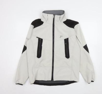 Mens UK Size S Peak Performance Grey Soft Shell