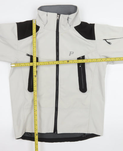 Mens UK Size S Peak Performance Grey Soft Shell