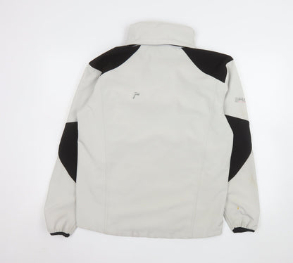 Mens UK Size S Peak Performance Grey Soft Shell