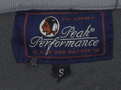 Mens UK Size S Peak Performance Grey Soft Shell