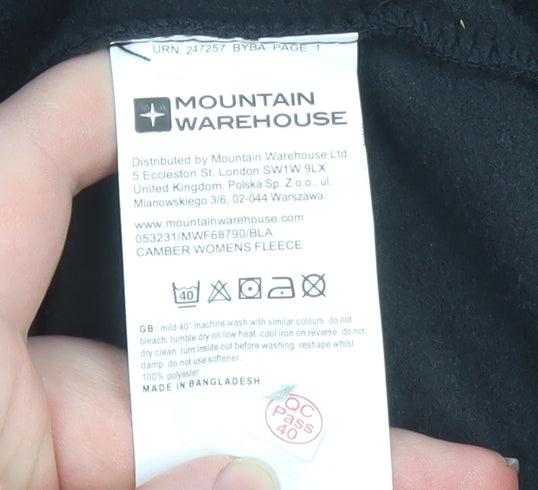 Mens UK Size L Mountain Warehouse Black Pullover Sweatshirt