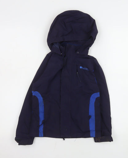 Boys UK Size 5-6 Years Mountain Warehouse Blue Rain Coat