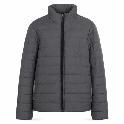Mr. Right Boys Grey M Quilted Puffer Jacket Lightweight Winter Coat