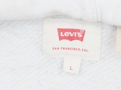 Mens UK Size L Levi's Multicoloured Pullover Hoodie