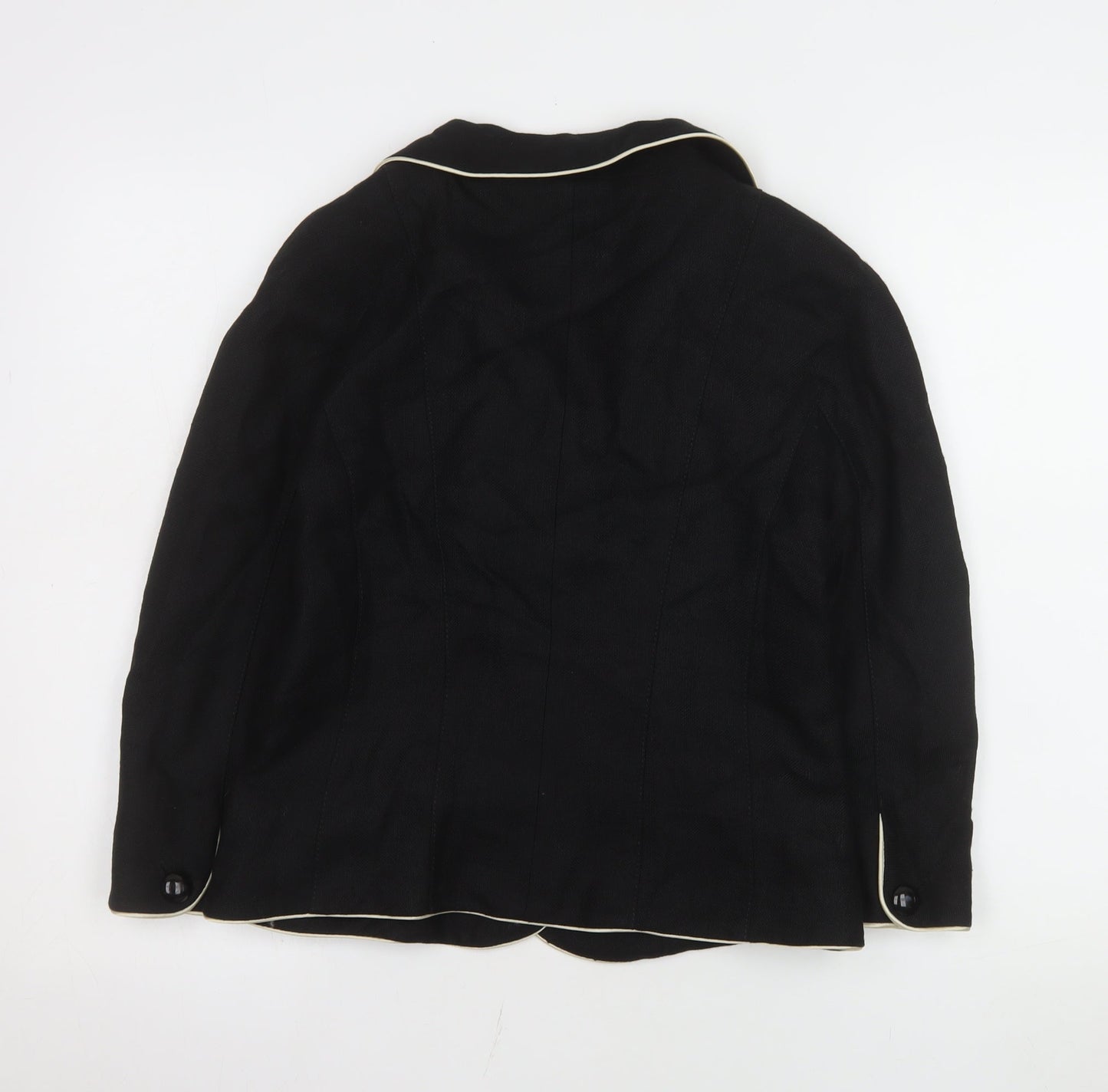 Womens UK Size 12 Hobbs Regular Black Blazer