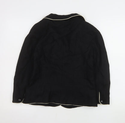 Womens UK Size 12 Hobbs Regular Black Blazer