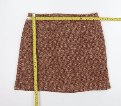 Womens UK Size 12 Jigsaw Straight & Pencil Tweed Skirt