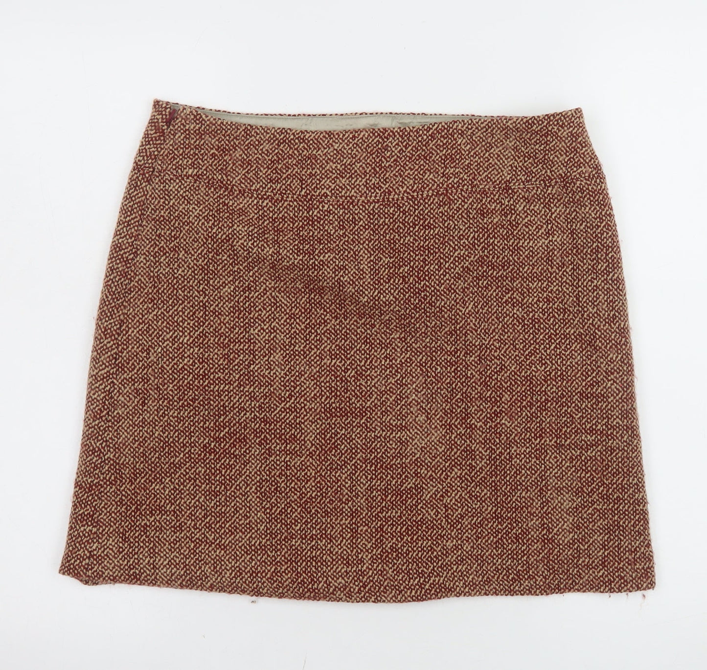 Womens UK Size 12 Jigsaw Straight & Pencil Tweed Skirt