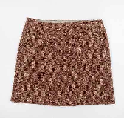 Womens UK Size 12 Jigsaw Straight & Pencil Tweed Skirt