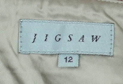 Womens UK Size 12 Jigsaw Straight & Pencil Tweed Skirt