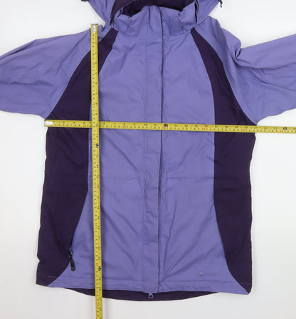 Womens UK Size 12 Peter Storm Purple Rain Coat