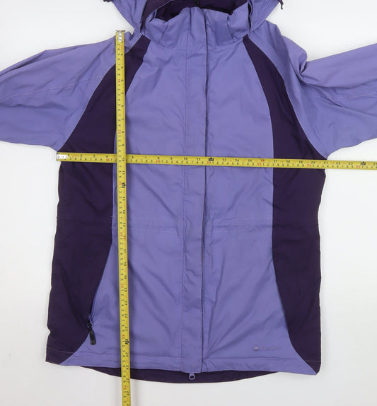 Womens UK Size 12 Peter Storm Purple Rain Coat