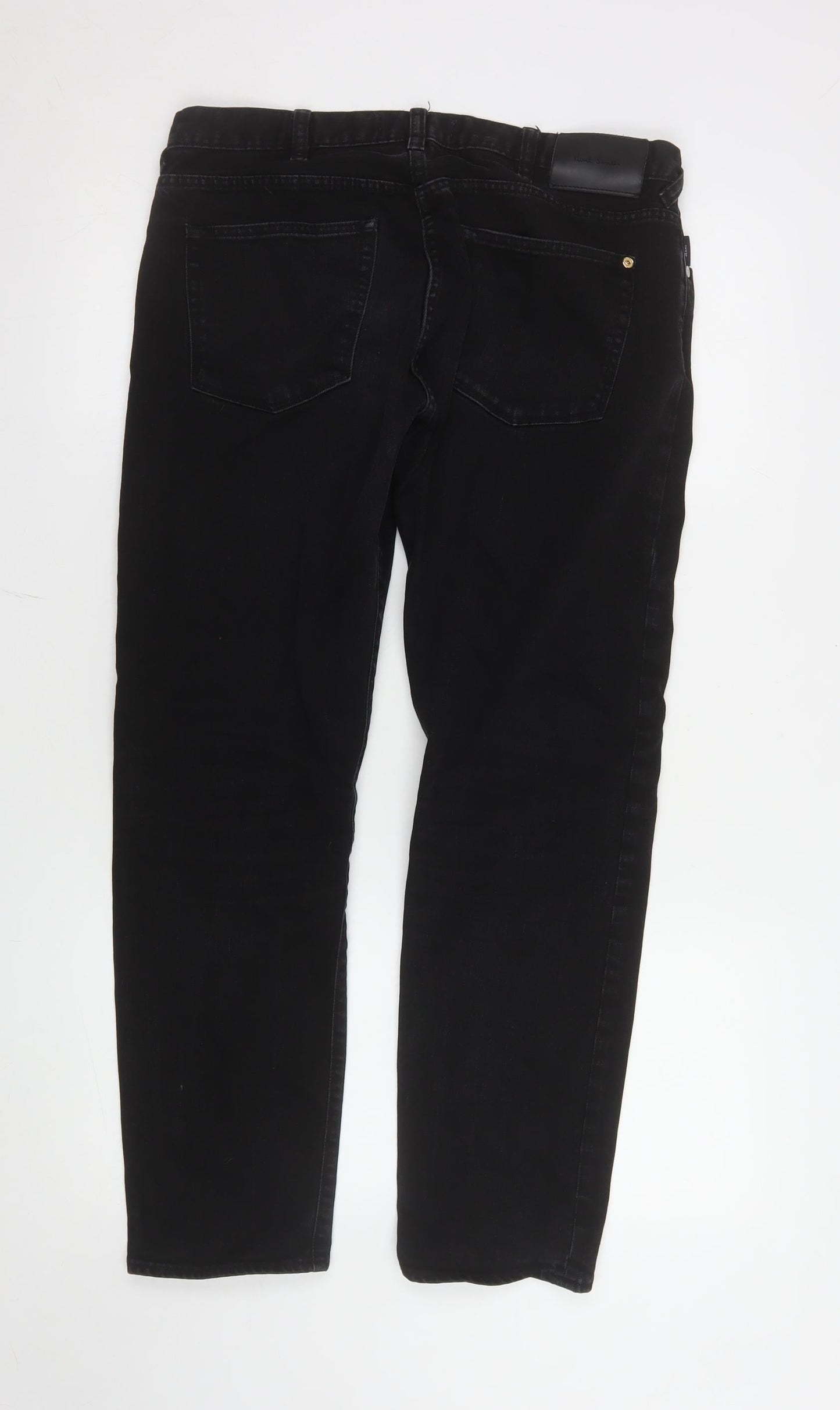 Womens UK Size S Paul Smith Regular Fit Straight Black Jeans