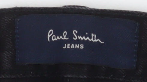 Womens UK Size S Paul Smith Regular Fit Straight Black Jeans