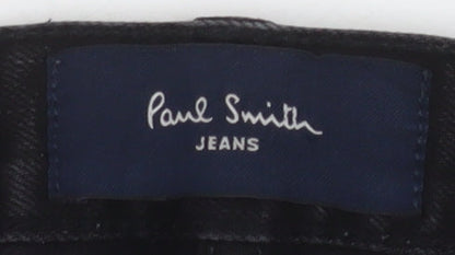 Womens UK Size S Paul Smith Regular Fit Straight Black Jeans