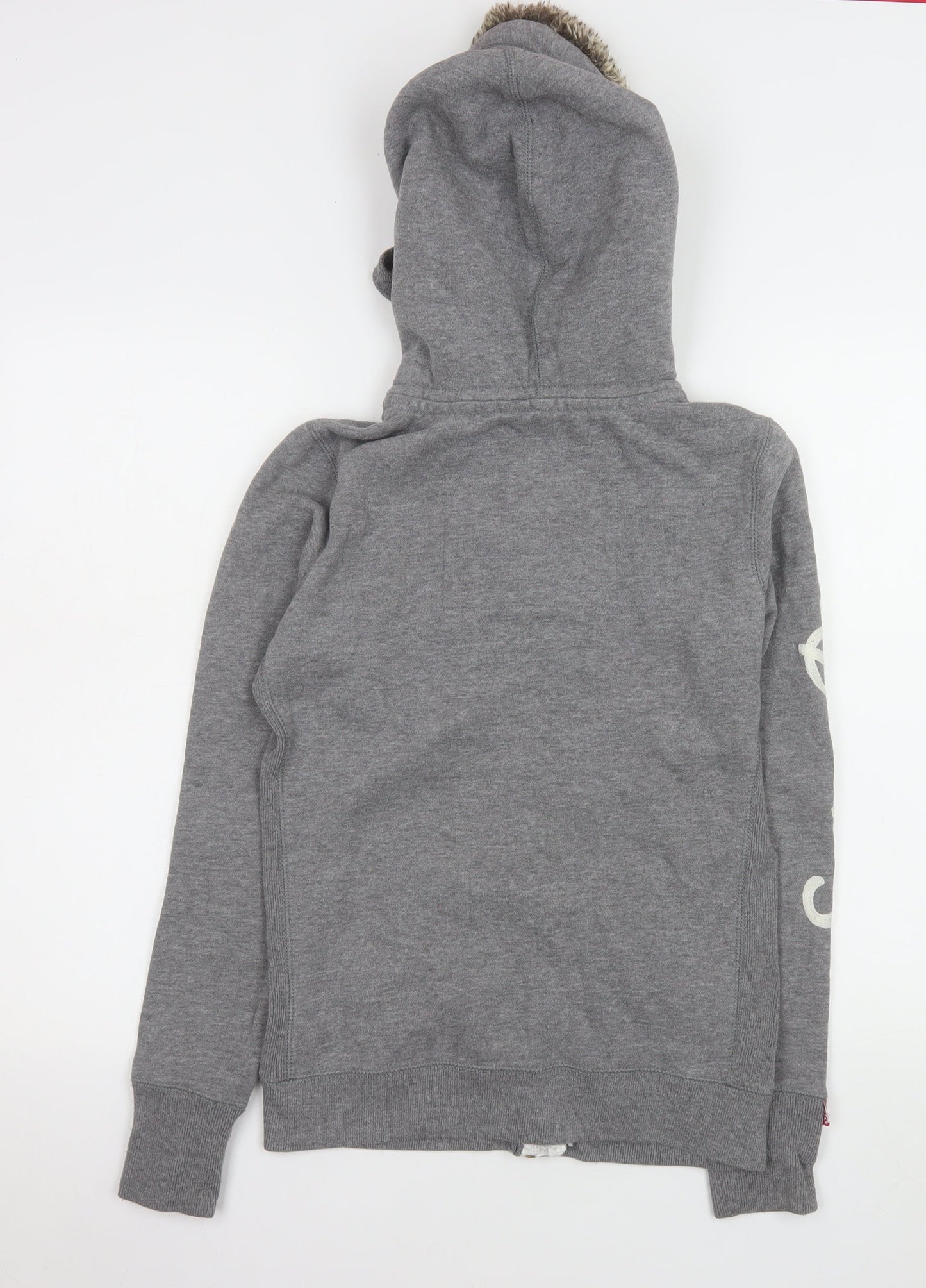 Womens UK Size S Superdry Grey Basic Jacket
