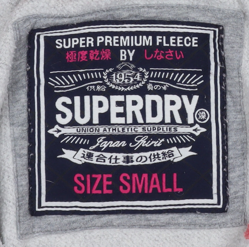 Womens UK Size S Superdry Grey Basic Jacket