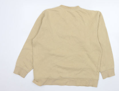 Mens UK Size M Nike Beige Pullover Sweatshirt