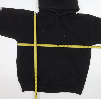 Mens UK Size S boohooMAN Black Pullover Hoodie