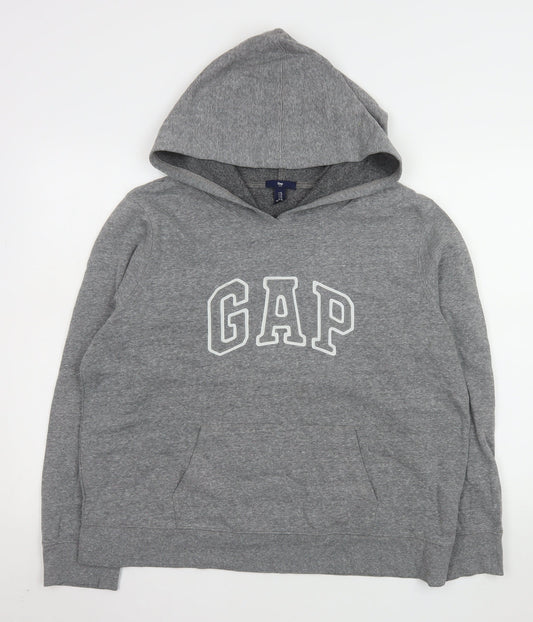 Mens UK Size XL Gap Grey Pullover Hoodie