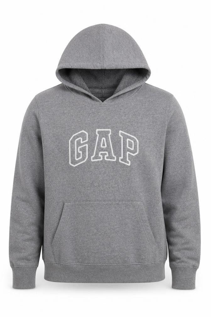 Mens UK Size XL Gap Grey Pullover Hoodie