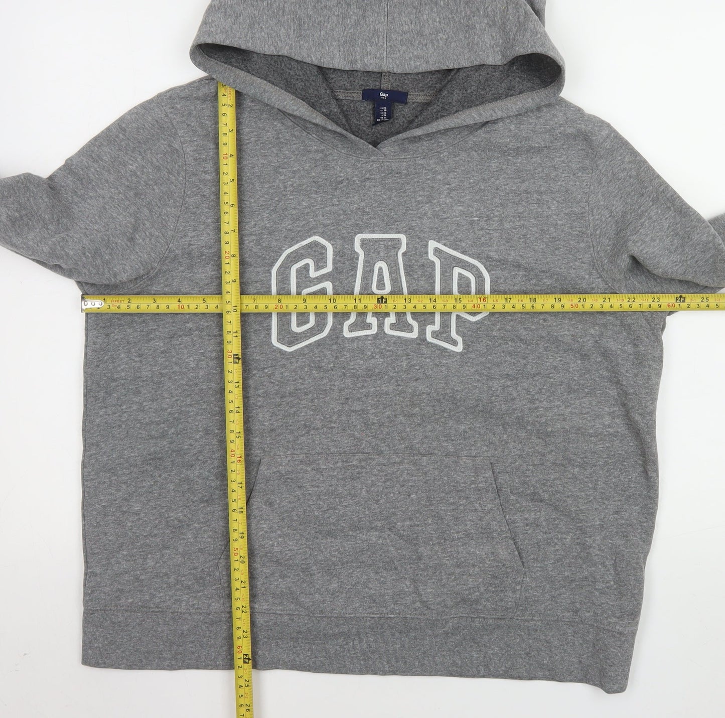Mens UK Size XL Gap Grey Pullover Hoodie
