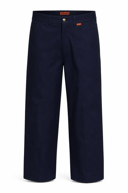 Mens UK Size 34 Jobman Regular Fit Cargo Blue Trousers