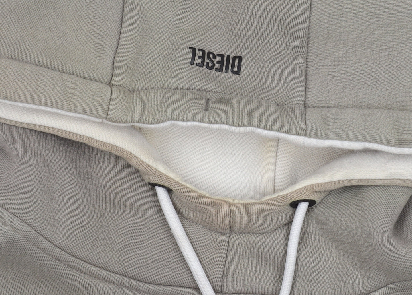 Mens UK Size L Diesel Beige Pullover Hoodie